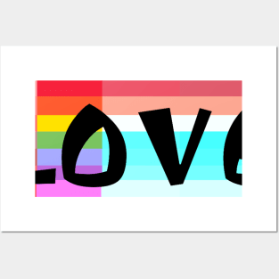 Love In A Color Block Posters and Art